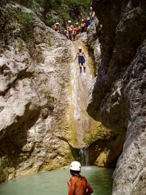 canyoning à Montbrun les Bains