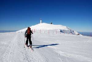 ski de randonnée au Mont Ventoux